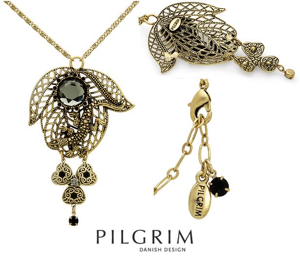 PILGRIM-88mm HARVEST CRYSTAL NECKLACE
